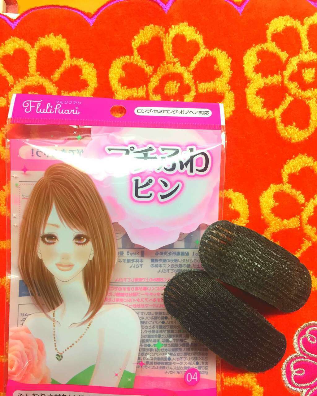 フルリフアリ プチふわピン/STYLE+NOBLE/ヘアアクセサリーを使ったクチコミ（2枚目）