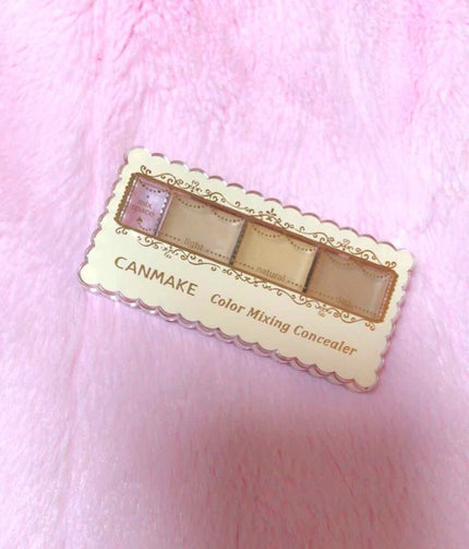 カラーミキシングコンシーラー/キャンメイク/パレットコンシーラーを使ったクチコミ(1枚目)