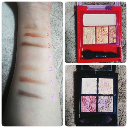 アクセントカラーアイズ CC/インテグレート/アイシャドウパレットを使ったクチコミ(1枚目)