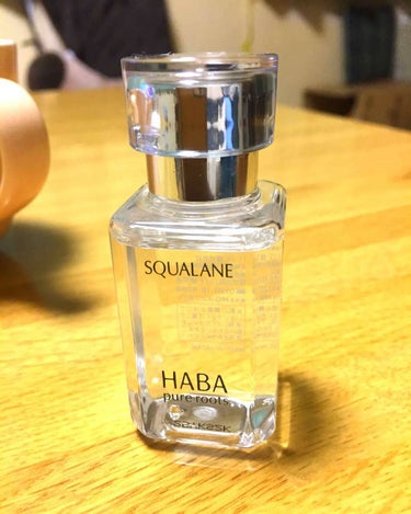 HABAスクワラン３０mL6カ月
目元とほうれい線対策に買ってみました
オイルは苦手だったのですが…
コレは違いました💦
一滴を手のひらに取り顔全体に使用
ベタベタしなくて、ずっとモチモチしてるし
目元