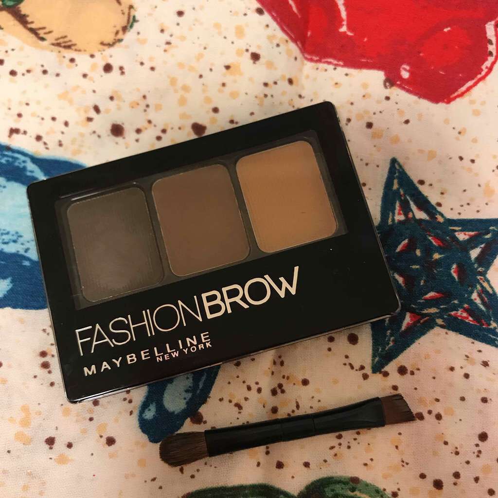 ファッションブロウ パレット BR-3 明るい茶色/MAYBELLINE NEW YORK/パウダーアイブロウを使ったクチコミ（1枚目）