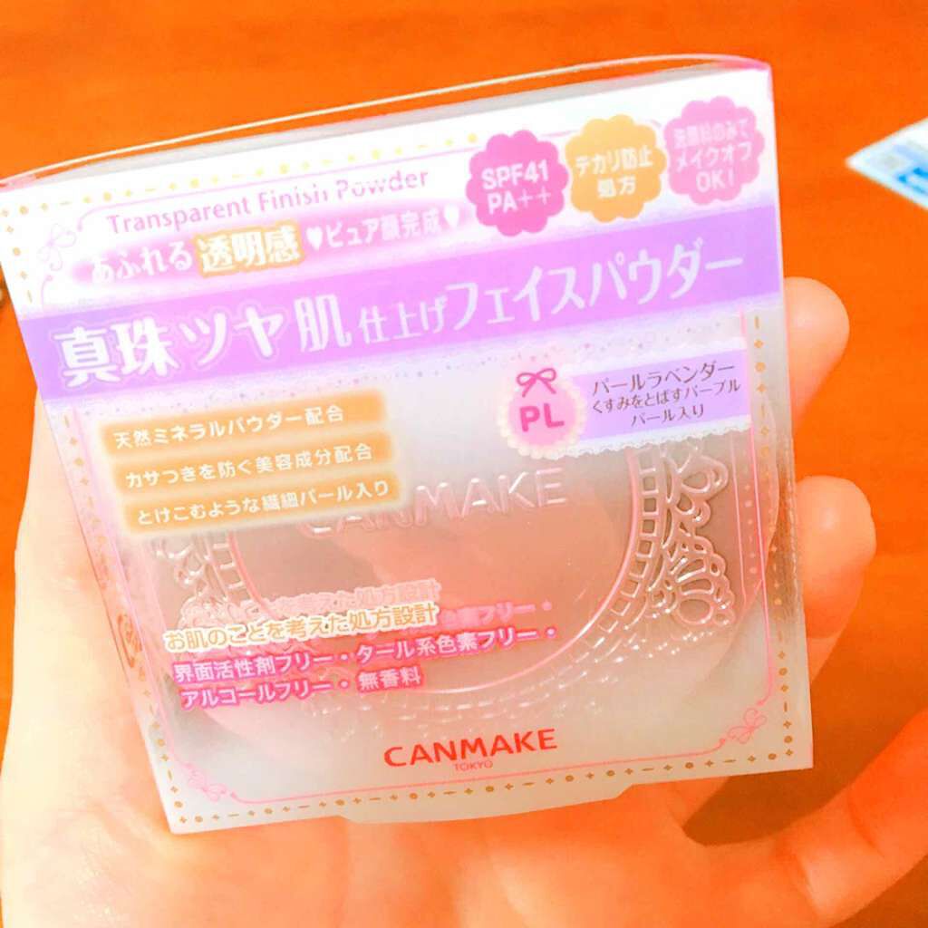トランスペアレントフィニッシュパウダー/キャンメイク/プレストパウダーを使ったクチコミ(1枚目)