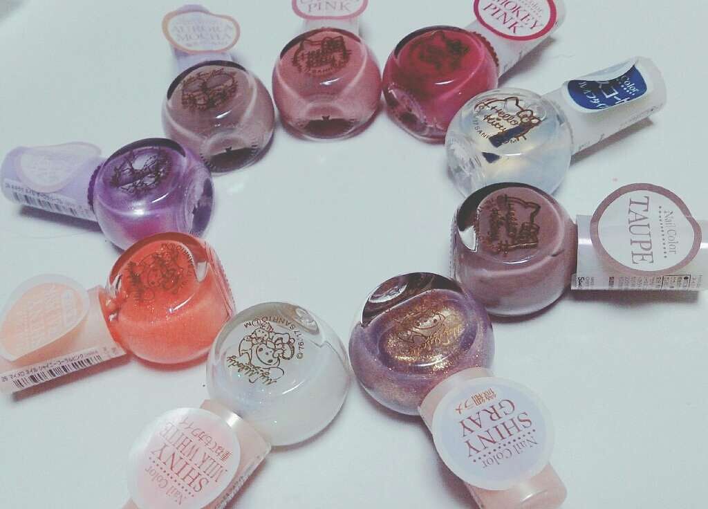 サンリオネイル/DAISO/マニキュアを使ったクチコミ(1枚目)