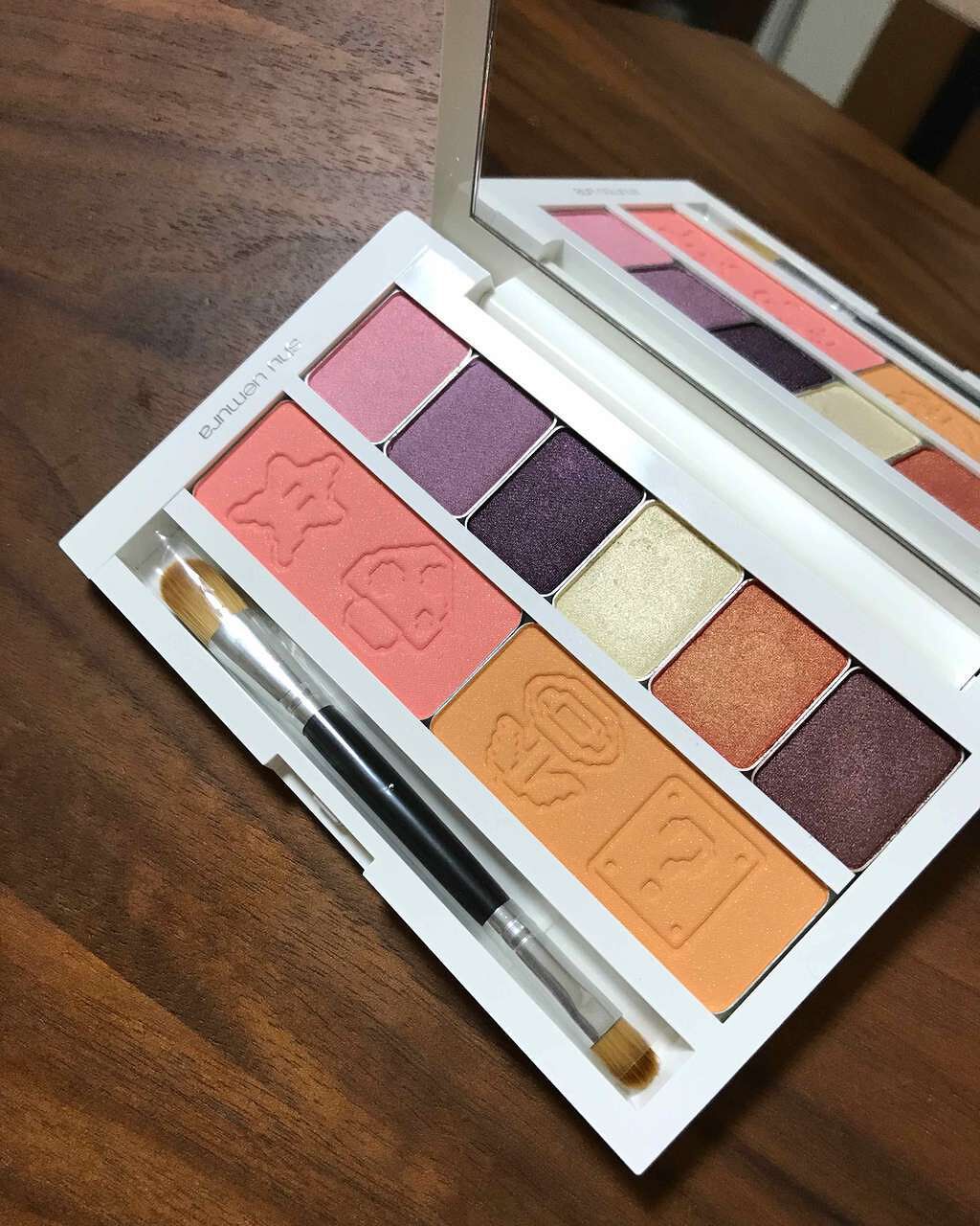 ピーチ'S アイ ＆ チーク パレット/shu uemura/メイクアップキットを使ったクチコミ（2枚目）