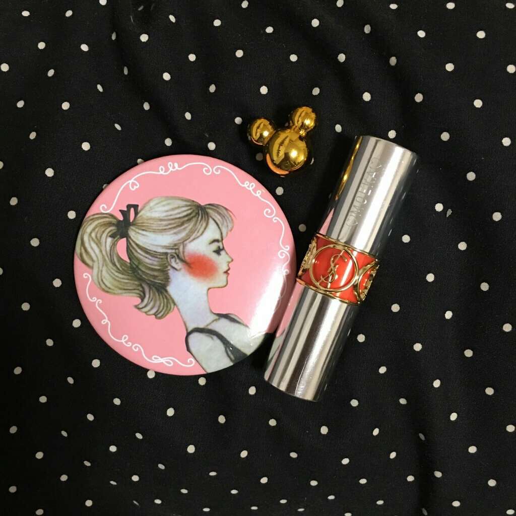 ルージュ ヴォリュプテ シャイン/YVES SAINT LAURENT BEAUTE/口紅を使ったクチコミ(1枚目)