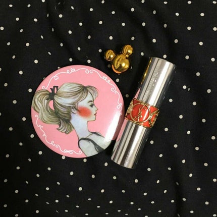 ルージュ ヴォリュプテ シャイン/YVES SAINT LAURENT BEAUTE/口紅を使ったクチコミ(1枚目)