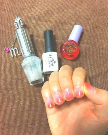 冬休みネイル💅❤️

🌸使用ポリッシュ🌸
ダイソーサンリオネイルのキキララシロップネイル（ピンク）
ジルスチュアートホロスコープネイル（11月）
Homeiウィークリージェル（クリアカラー）

ウィーク