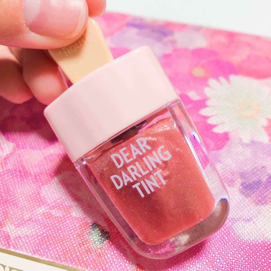 ディアダーリン ウォータージェルティント （アイスティント）/ETUDE/口紅を使ったクチコミ（1枚目）