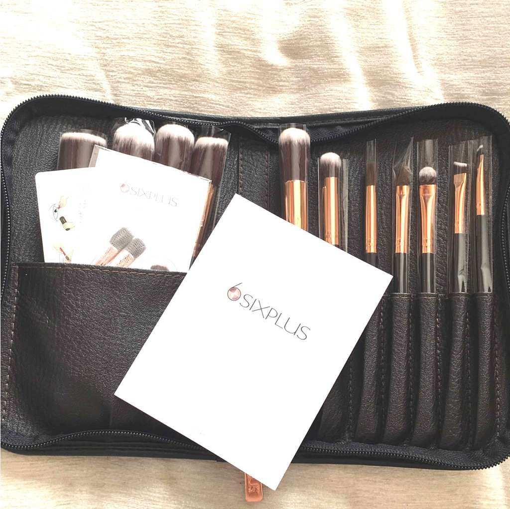 SIXPLUS エレガンスシリーズ ホワイトパール メイクブラシ11本セット/SIXPLUS/メイクブラシを使ったクチコミ(1枚目)