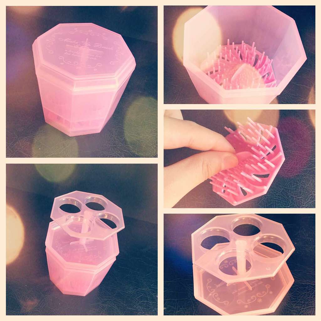 メイクブラシクリーナー/DAISO/その他化粧小物を使ったクチコミ(1枚目)