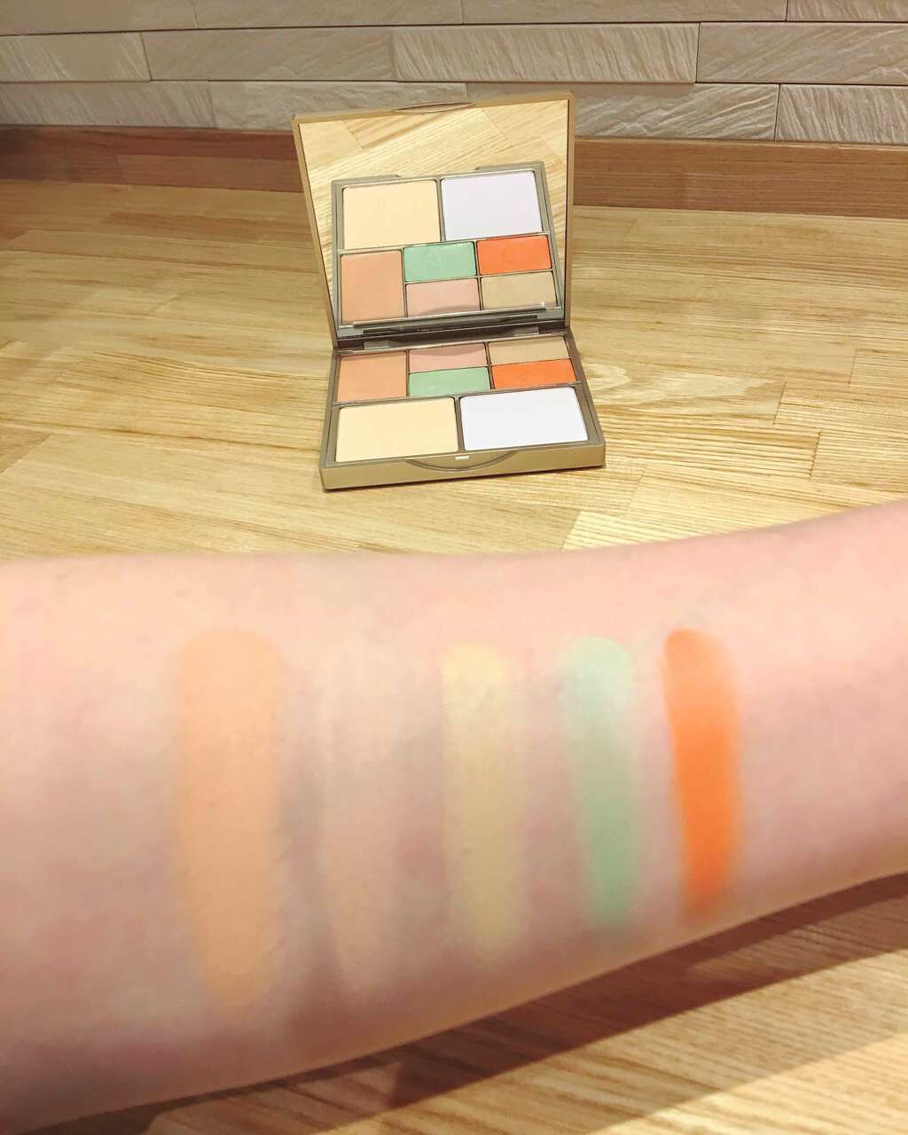 オールインワン カラーコレクティング パレット/stila/パウダーチークを使ったクチコミ(4枚目)