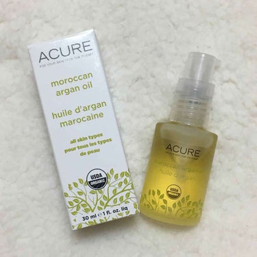 acure organicsのアルガンオイル(30ml)です
iherb🌱で毎回購入しています
(約1.700円 為替により価格変動あります)

これは本当に大好きな商品で
去年の10月に出会ってから
