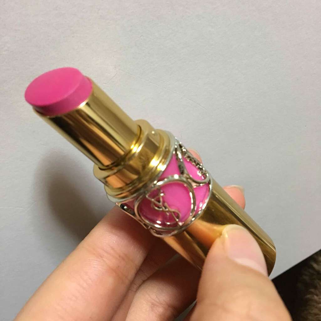 ルージュ ヴォリュプテ シャイン/YVES SAINT LAURENT BEAUTE/口紅を使ったクチコミ(1枚目)