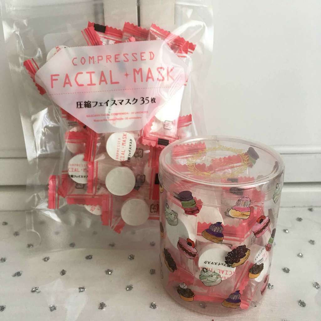 圧縮フェイスマスク/DAISO/シートマスク・パックを使ったクチコミ(1枚目)