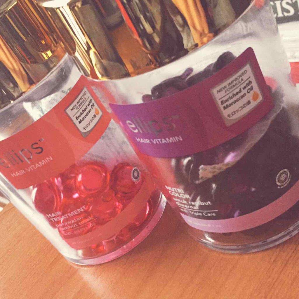 ヘアーオイル【トリートメント】/ellips/ヘアオイルを使ったクチコミ(1枚目)