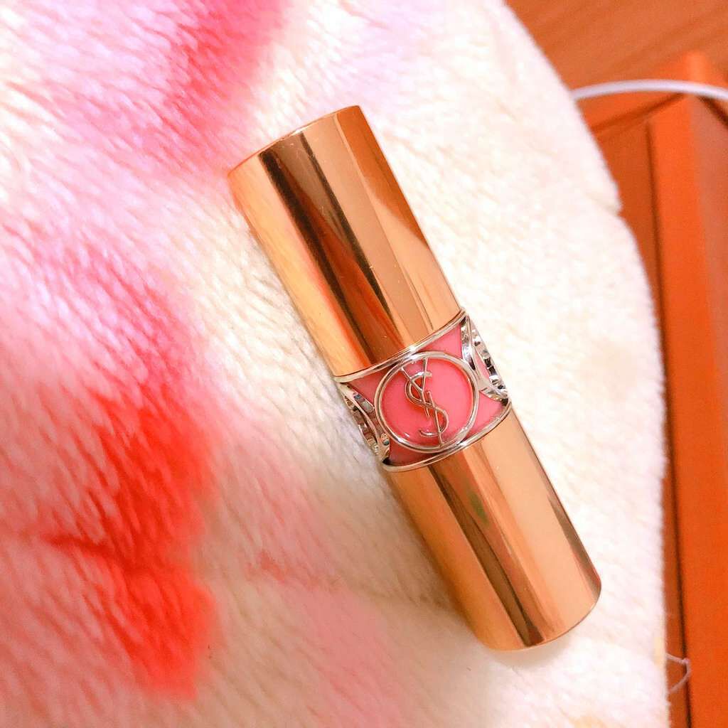 ルージュ ヴォリュプテ シャイン/YVES SAINT LAURENT BEAUTE/口紅を使ったクチコミ(1枚目)