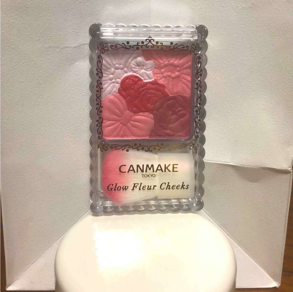 グロウフルールチークス/キャンメイク/パウダーチークを使ったクチコミ(1枚目)