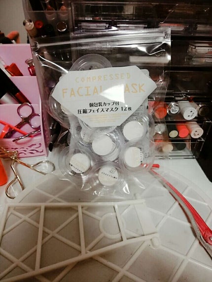 圧縮フェイスマスク/DAISO/シートマスク・パックを使ったクチコミ(1枚目)