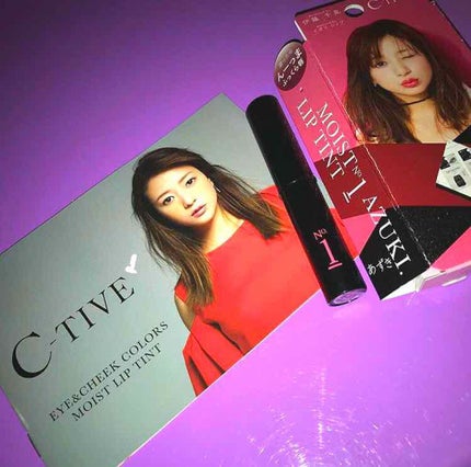 モイストリップティント/C-TIVE/リップティントを使ったクチコミ(1枚目)