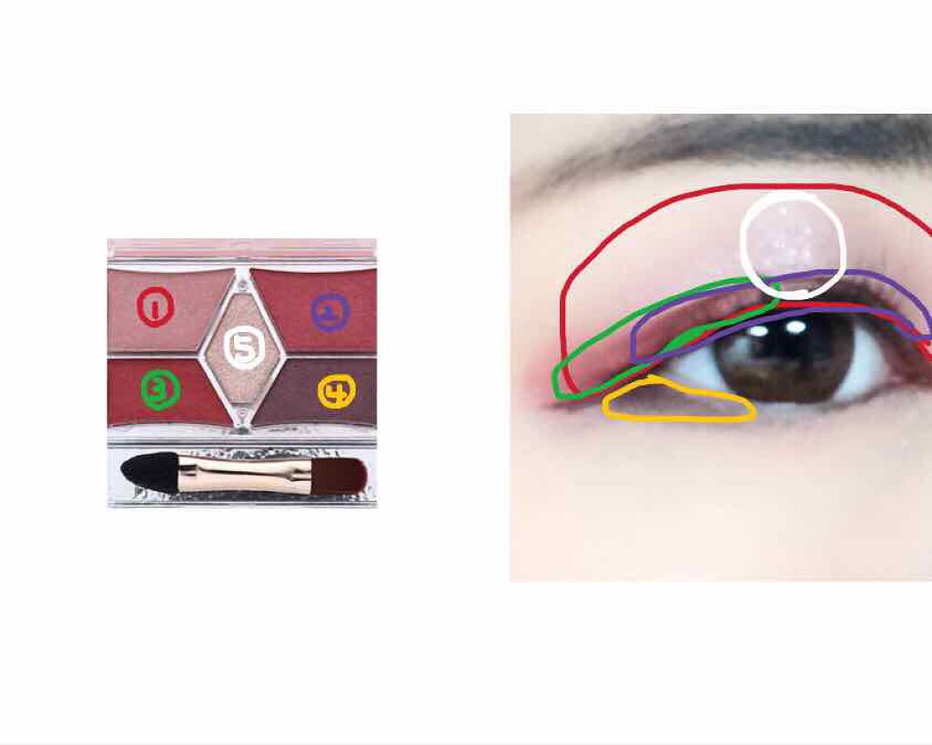 【旧品】パーフェクトスタイリストアイズ/キャンメイク/アイシャドウパレットを使ったクチコミ（3枚目）