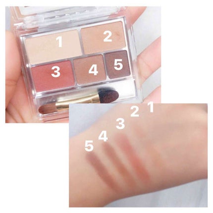 パーフェクトマルチアイズ/キャンメイク/アイシャドウパレットを使ったクチコミ(2枚目)