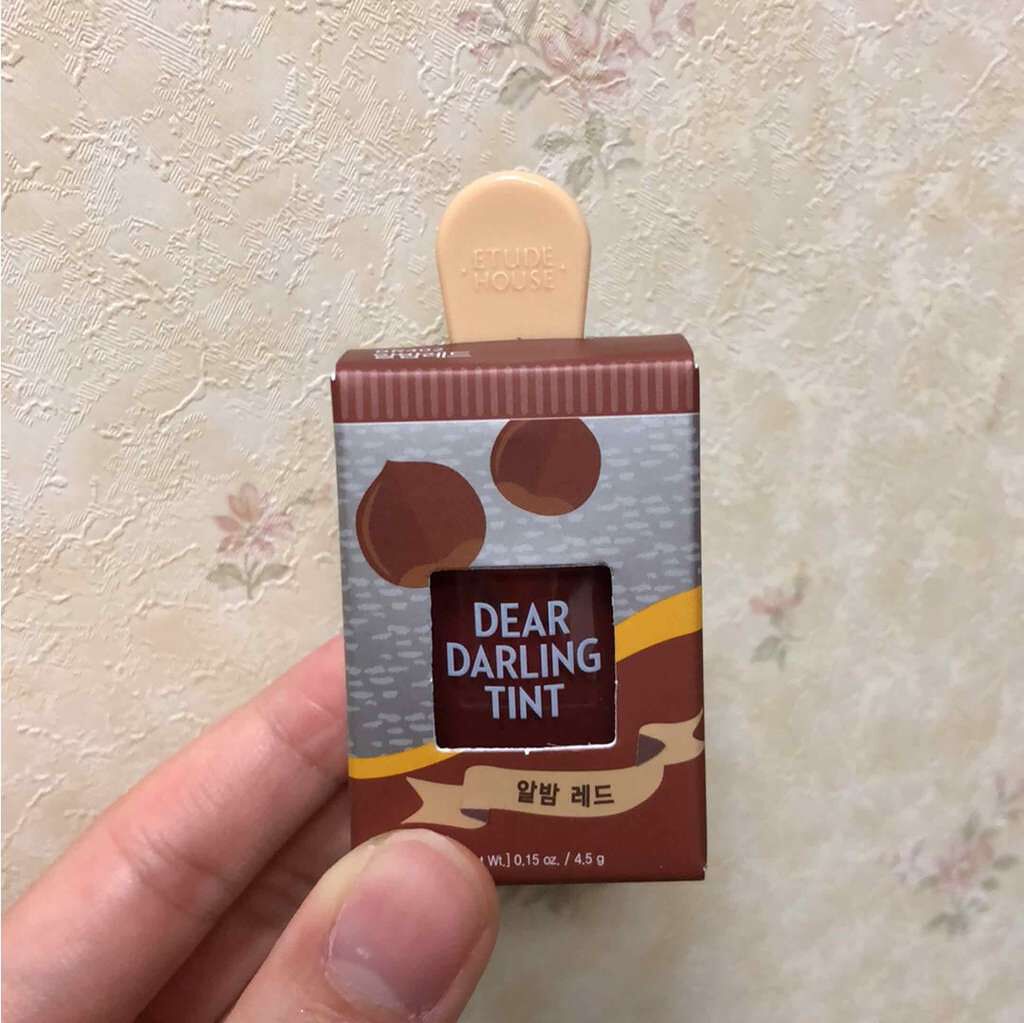 ディアダーリン ウォータージェルティント (アイスティント)/ETUDE/口紅を使ったクチコミ(4枚目)