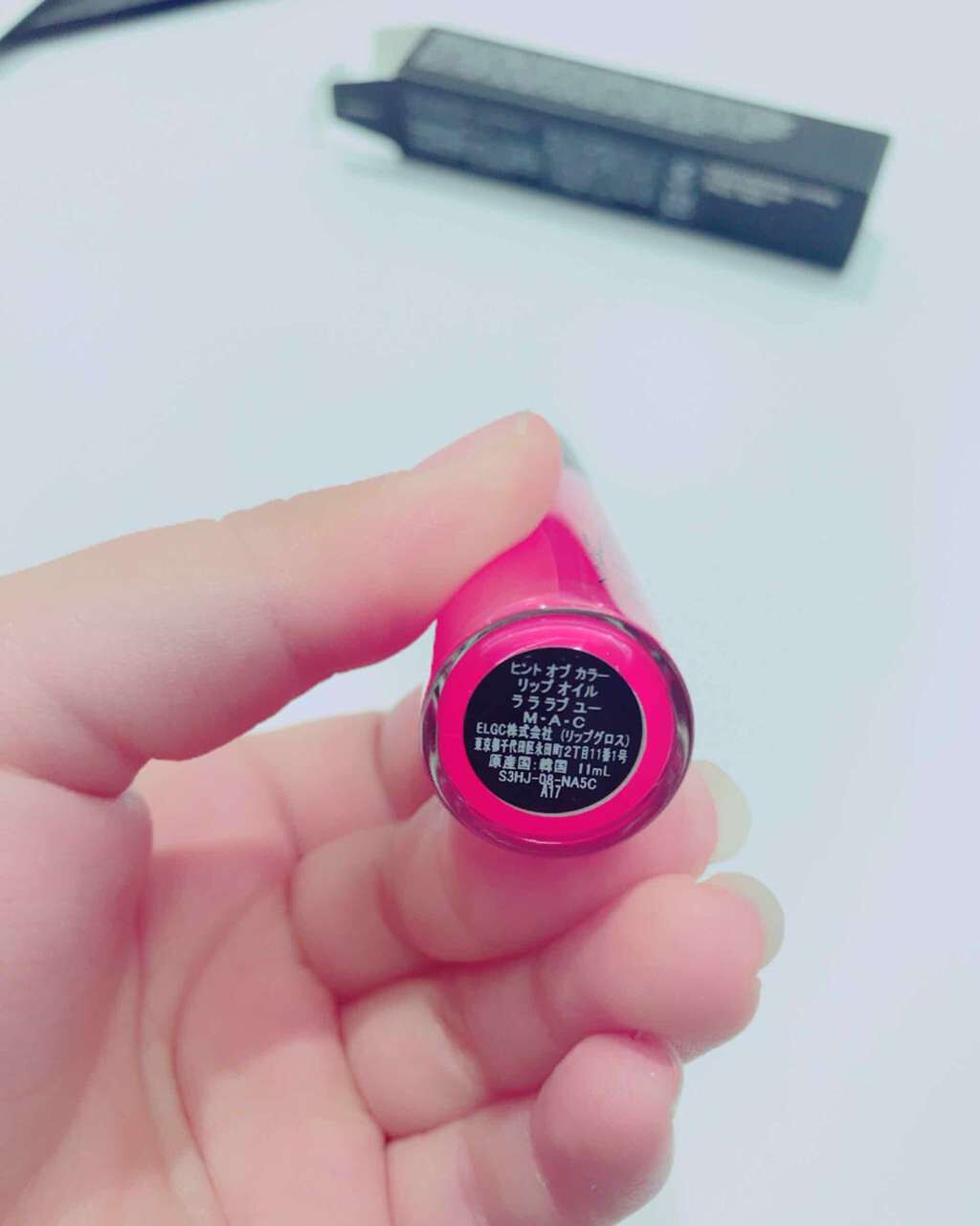 ヒント オブ カラー リップ オイル/M・A・C/口紅を使ったクチコミ（3枚目）