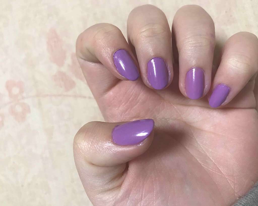 ネイルホリック Milky color PU102/ネイルホリック/マニキュアを使ったクチコミ（2枚目）