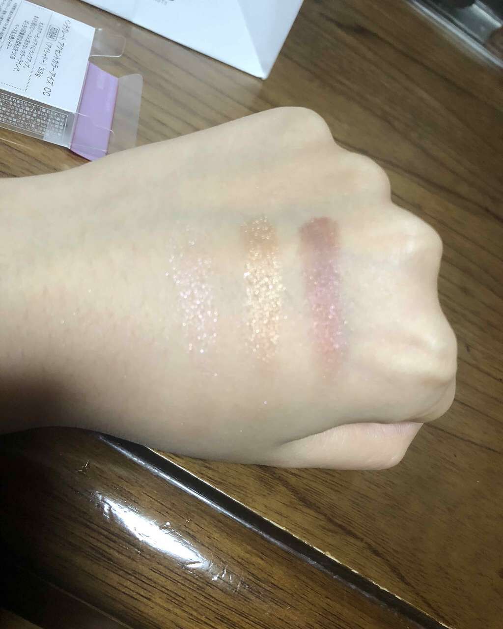アクセントカラーアイズ CC/インテグレート/アイシャドウパレットを使ったクチコミ（2枚目）