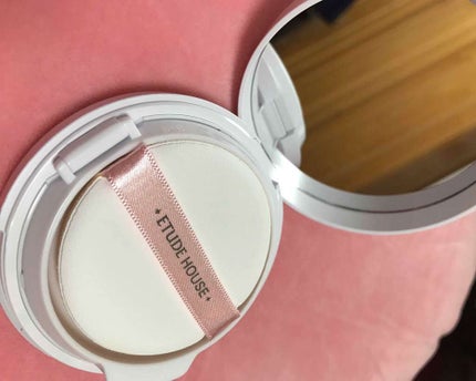 エニークッション オールデイパーフェクト/ETUDE/クッションファンデーションを使ったクチコミ(2枚目)