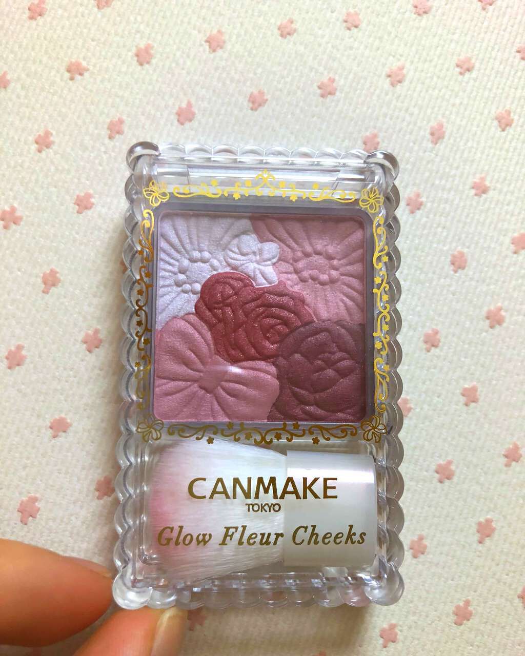 グロウフルールチークス/キャンメイク/パウダーチークを使ったクチコミ(1枚目)