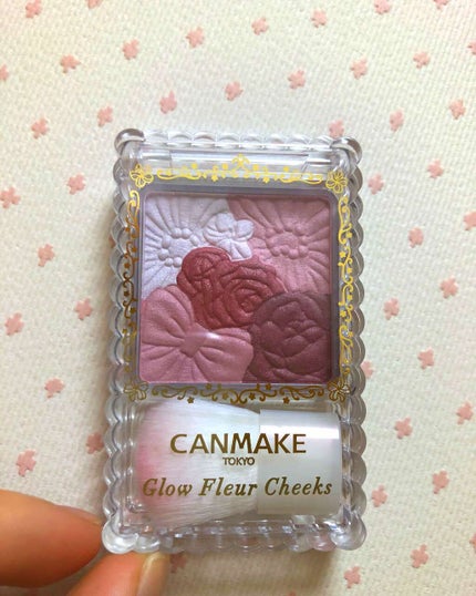 グロウフルールチークス/キャンメイク/パウダーチークを使ったクチコミ(1枚目)