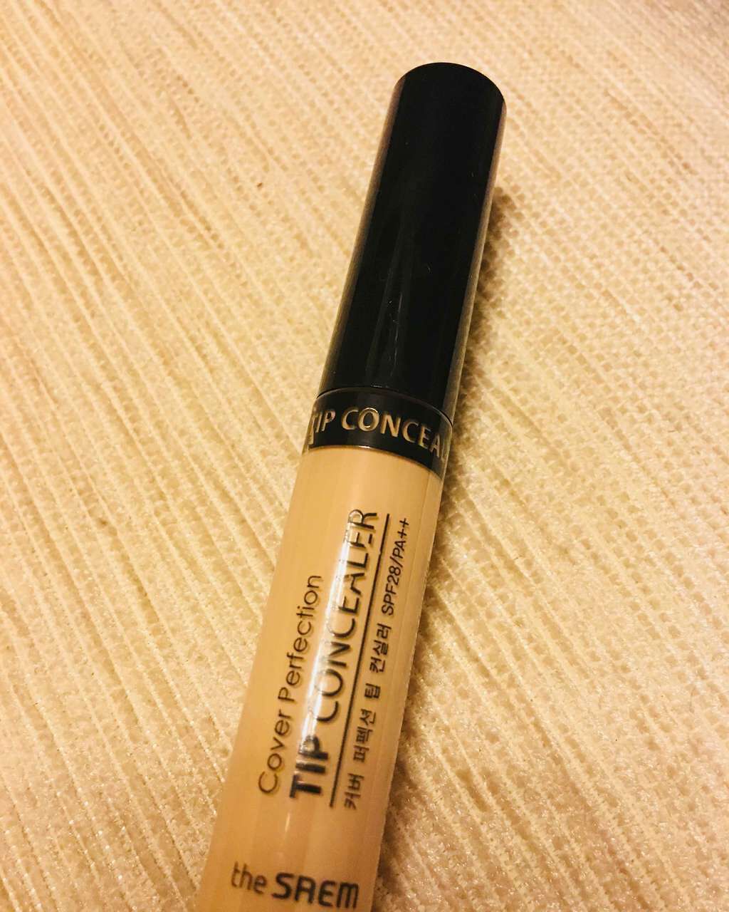 カバーパーフェクション チップコンシーラー/the SAEM/リキッドコンシーラーを使ったクチコミ(1枚目)
