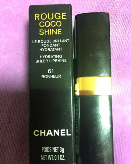 ルージュ ココ シャイン/CHANEL/口紅を使ったクチコミ(1枚目)