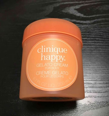 CLINIQUE クリニーク ハッピー ジェラート ボディ クリームのクチコミ「クリニーク  ハッピー ジェラートボディクリーム
「クリニーク  ハッピー」の香り

10月に.....」（1枚目）