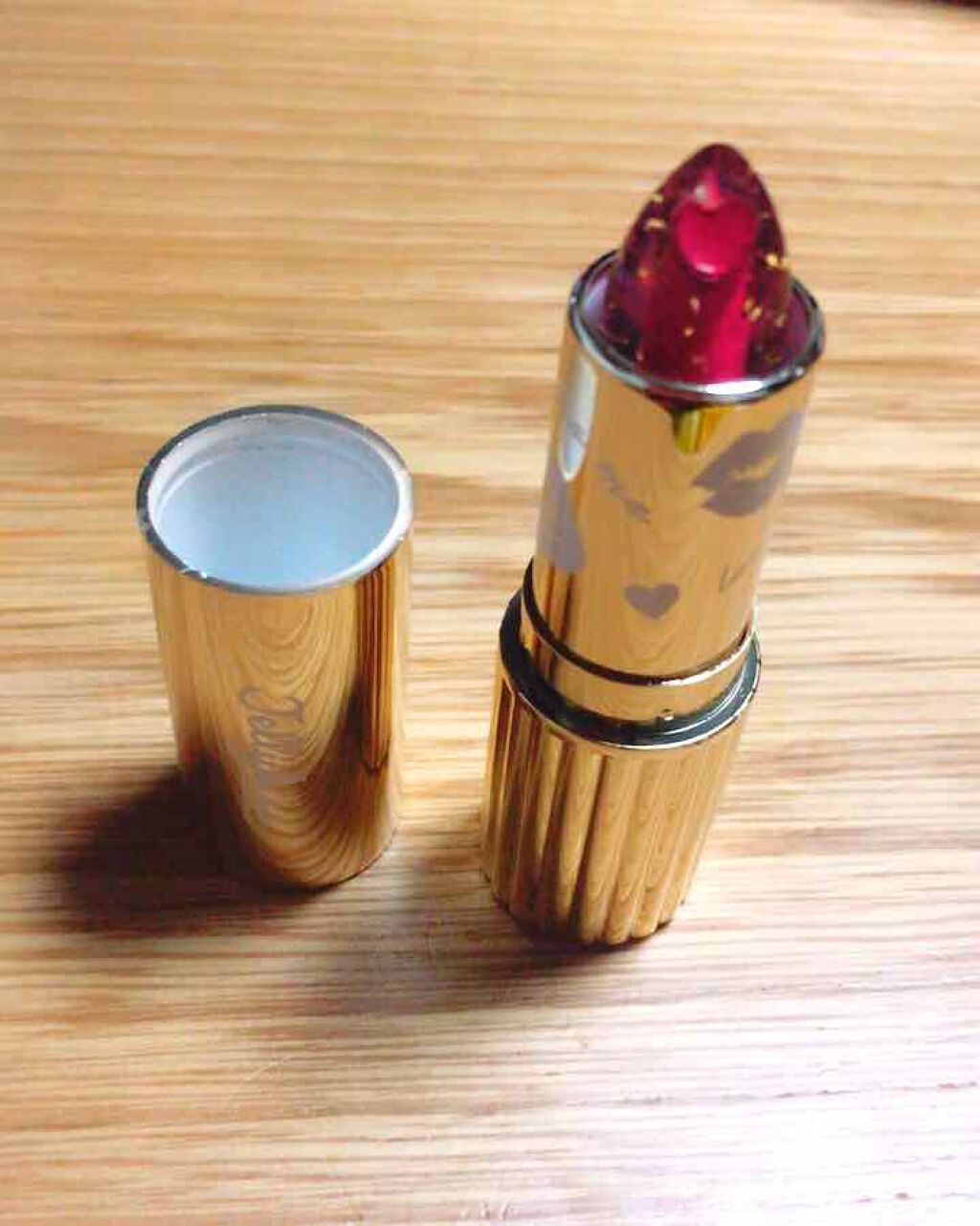 オイルインカラーリップ/JellyKiss/口紅を使ったクチコミ(2枚目)