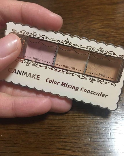 カラーミキシングコンシーラー/キャンメイク/パレットコンシーラーを使ったクチコミ(3枚目)
