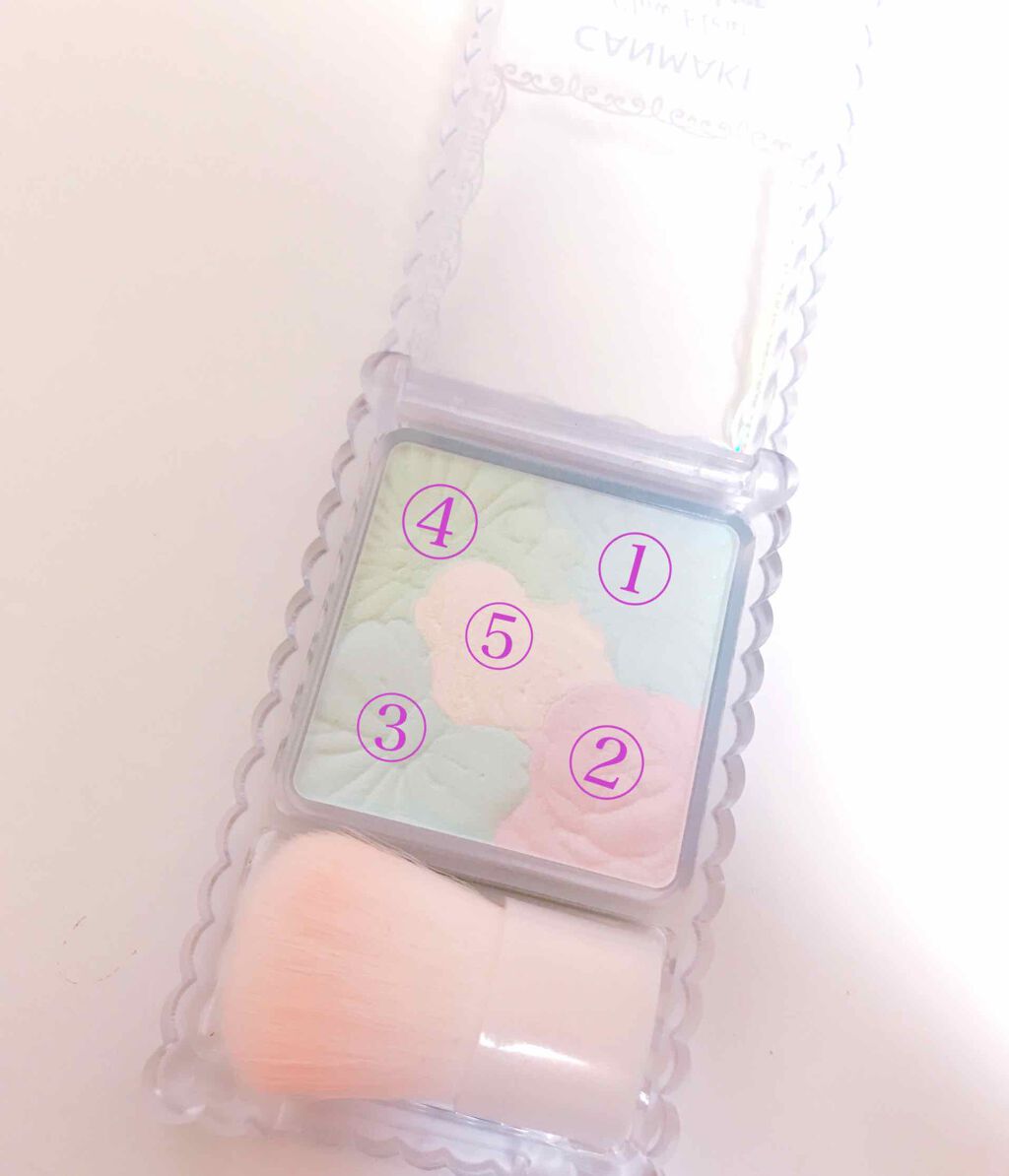 グロウフルールハイライター/キャンメイク/パウダーハイライトを使ったクチコミ(3枚目)