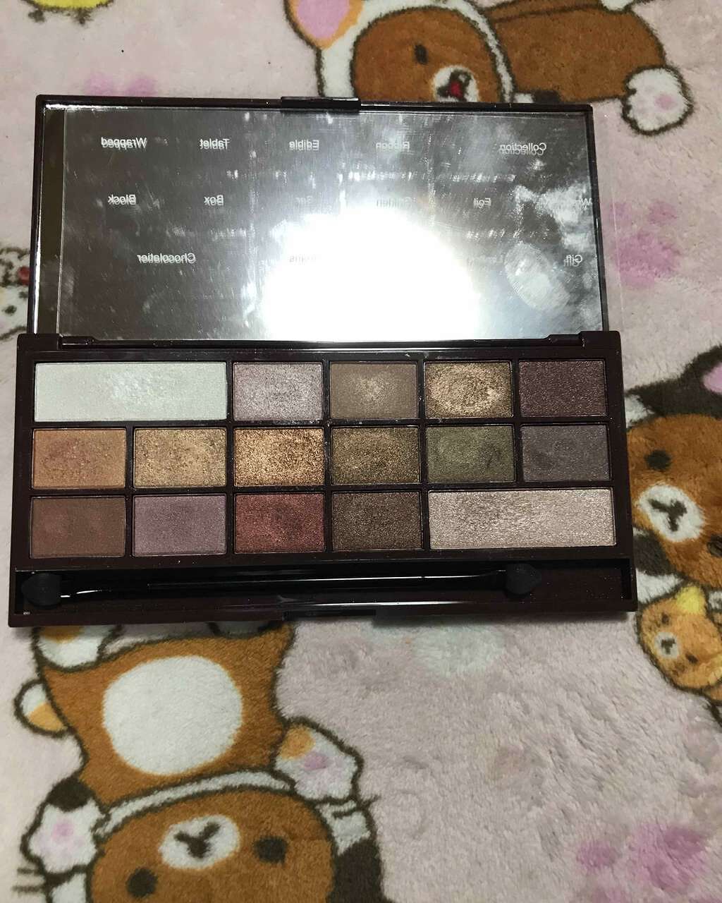 アイラブチョコレート/MAKEUP REVOLUTION/アイシャドウパレットを使ったクチコミ(1枚目)