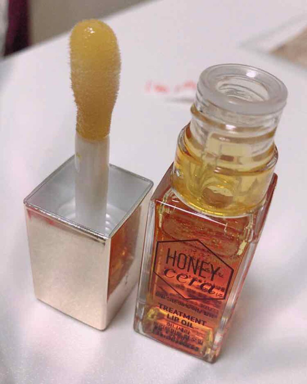 Hセラ トリートメント リップオイル/ETUDE/リップグロスを使ったクチコミ(2枚目)