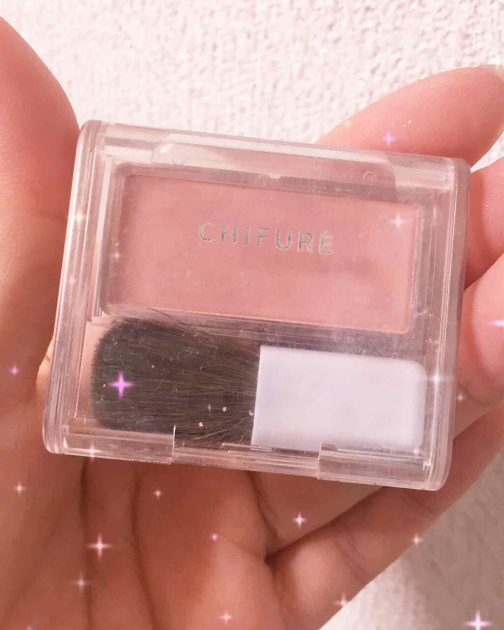 チーク カラー(ブラシ付)/ちふれ/パウダーチークを使ったクチコミ(1枚目)