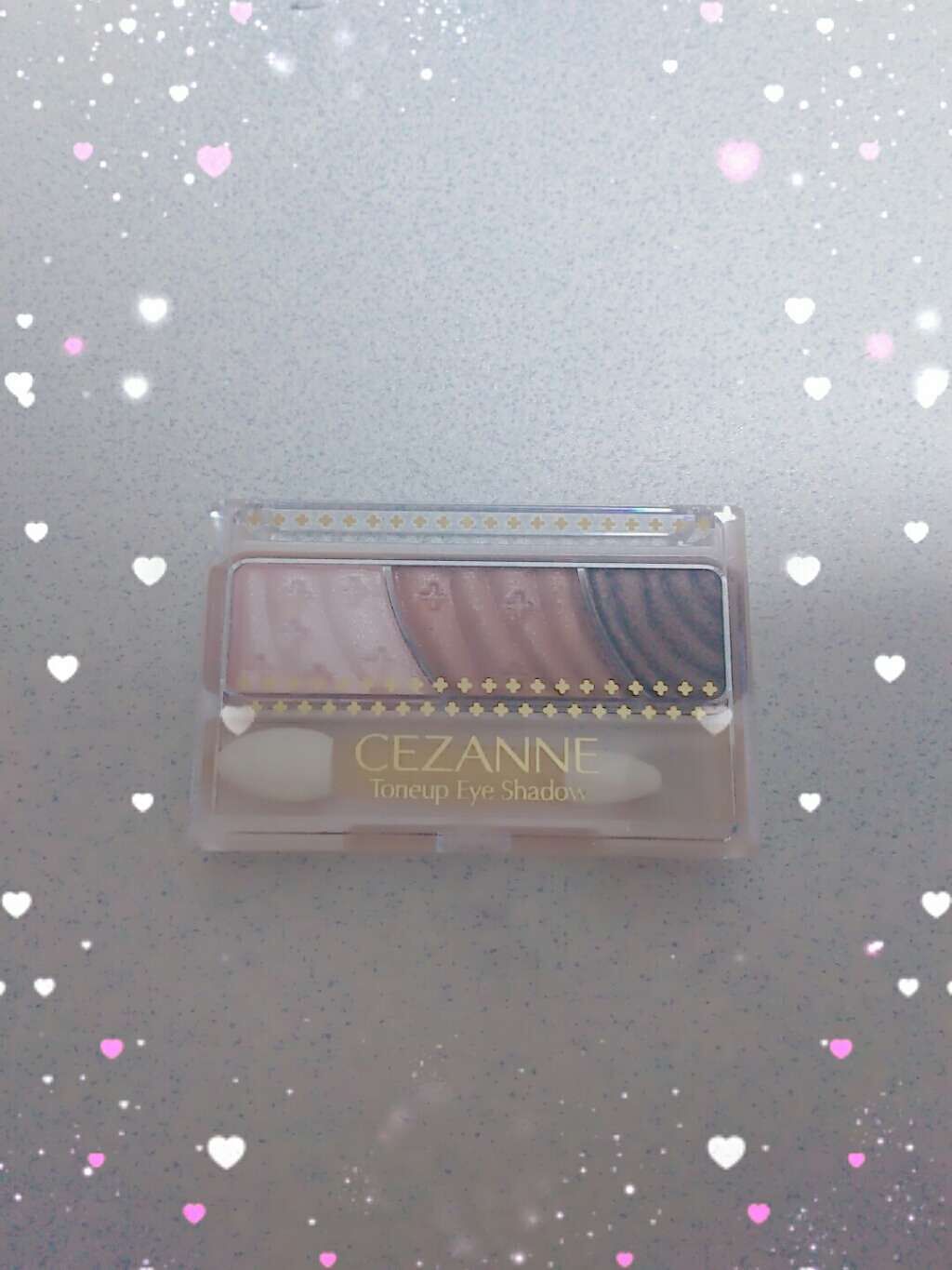 トーンアップアイシャドウ/CEZANNE/アイシャドウパレットを使ったクチコミ(1枚目)
