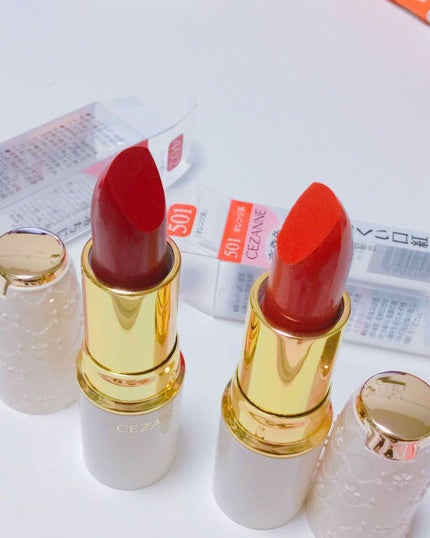 ラスティング リップカラーN/CEZANNE/口紅を使ったクチコミ(1枚目)