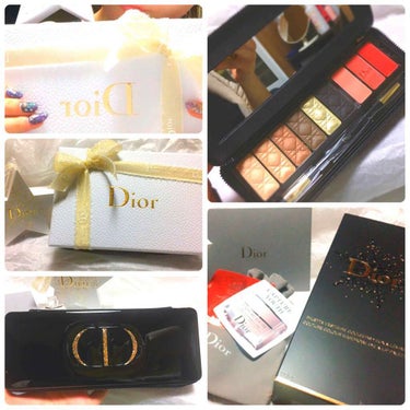 Dior クチュールカラーワードローブパレットのクチコミ「#ディオール 
#アイシャドウパレット 
#口紅パレット
#クチュールカラーワードローブパレッ.....」（1枚目）