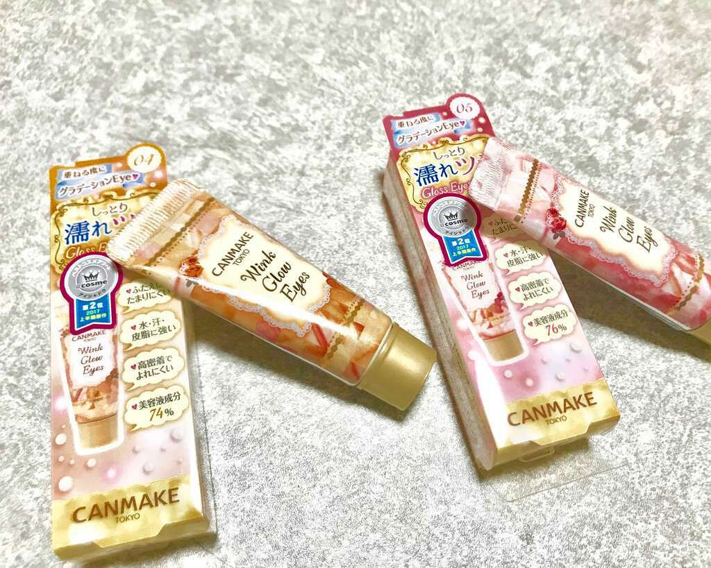 ウィンクグロウアイズ/キャンメイク/ジェル・クリームアイシャドウを使ったクチコミ(1枚目)
