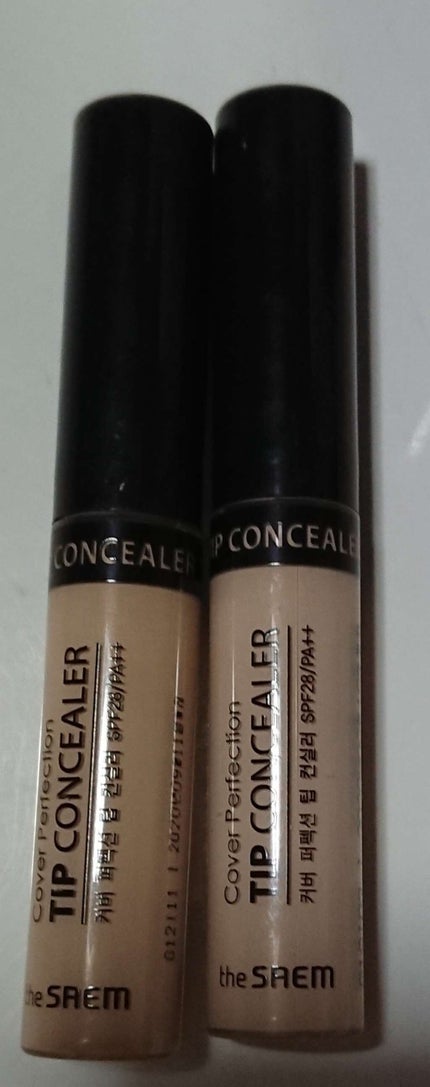 カバーパーフェクション チップコンシーラー/the SAEM/リキッドコンシーラーを使ったクチコミ(1枚目)