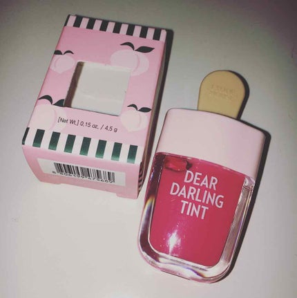 ディアダーリン ウォータージェルティント (アイスティント)/ETUDE/口紅を使ったクチコミ(1枚目)