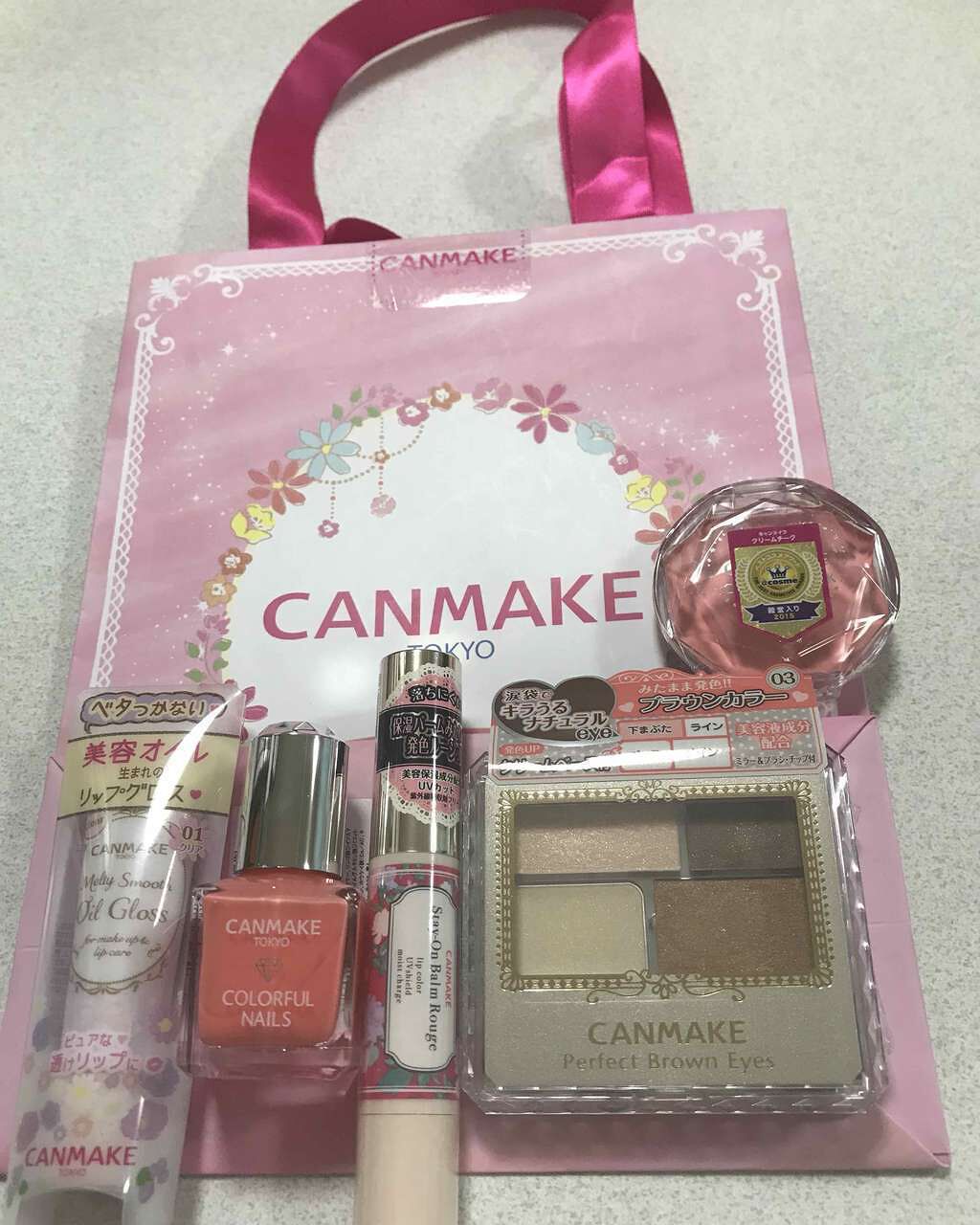 福袋 2018/キャンメイク/メイクアップキットを使ったクチコミ(2枚目)