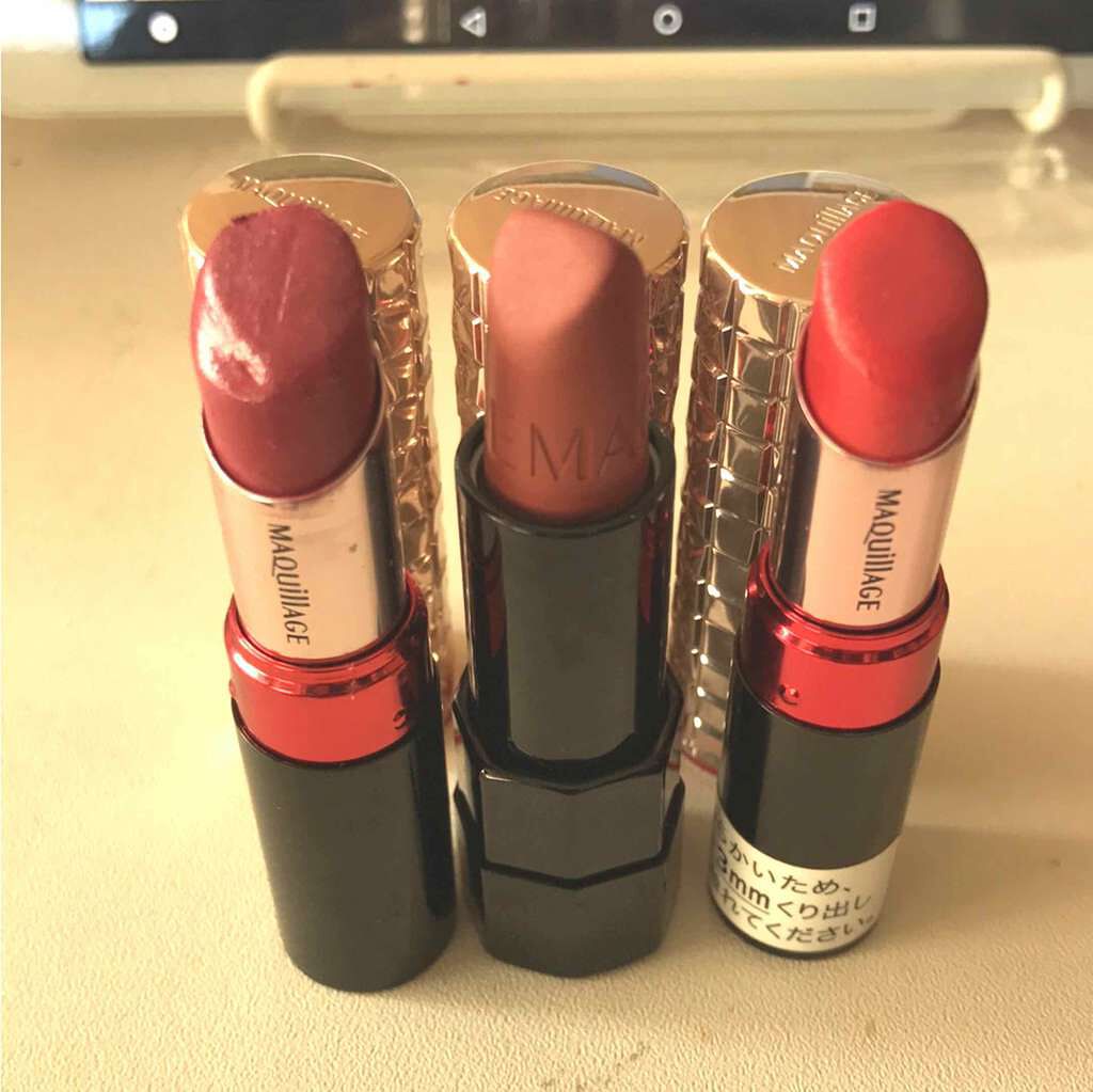 ドラマティックルージュ/マキアージュ/口紅を使ったクチコミ(3枚目)