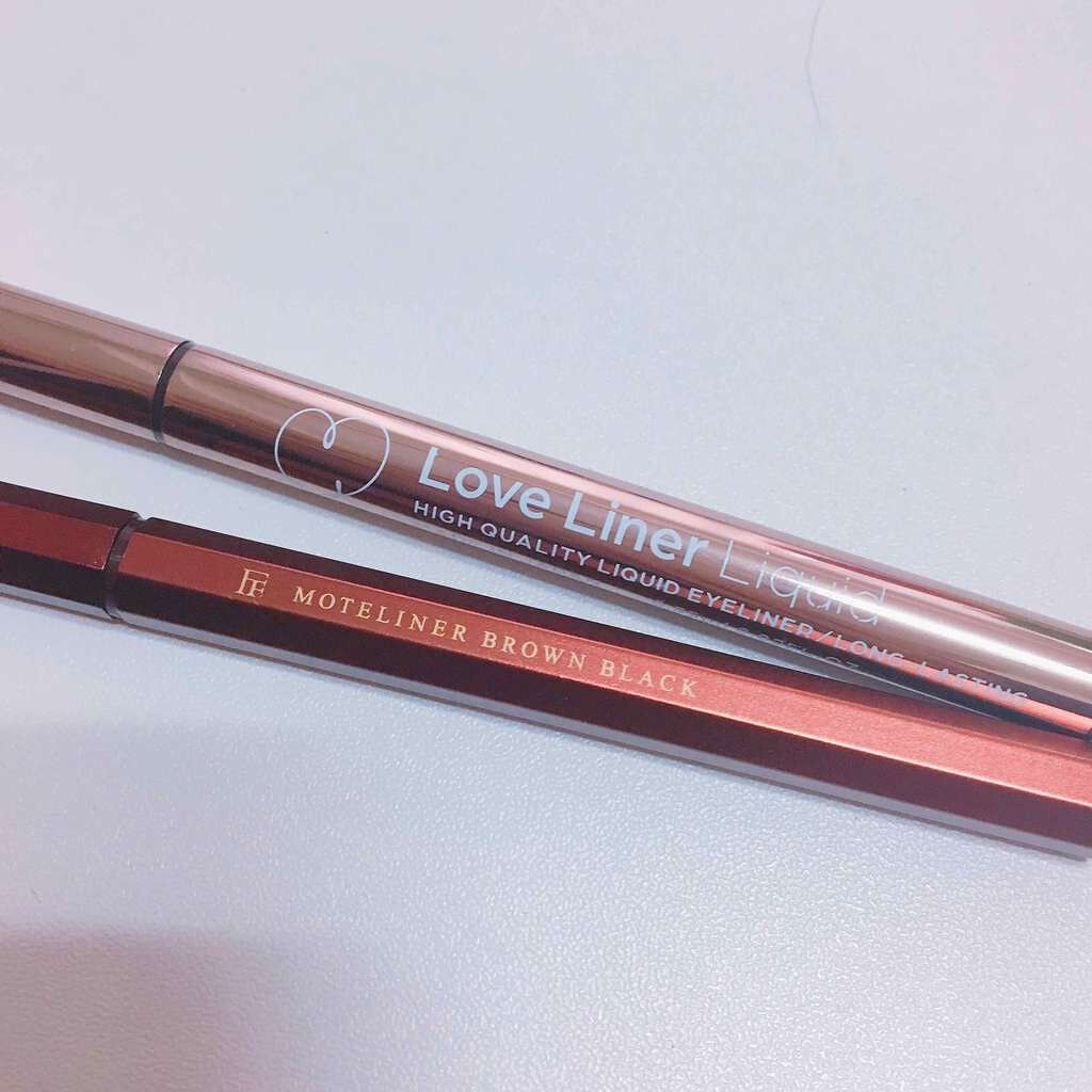 モテライナー リキッド/flowfushi/リキッドアイライナーを使ったクチコミ（1枚目）